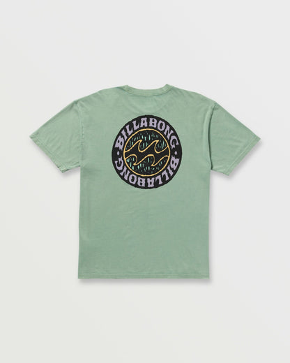 Decal Regular Wave Wash Tee - Mist Green | Billabong
