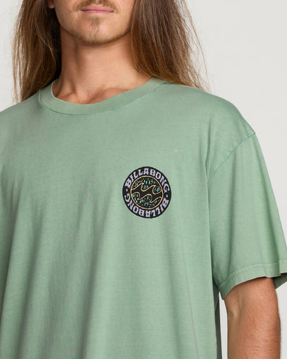 Decal Regular Wave Wash Tee - Mist Green | Billabong