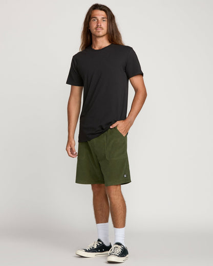 De La Cruz Submersible Hybrid Shorts - Olive | Billabong