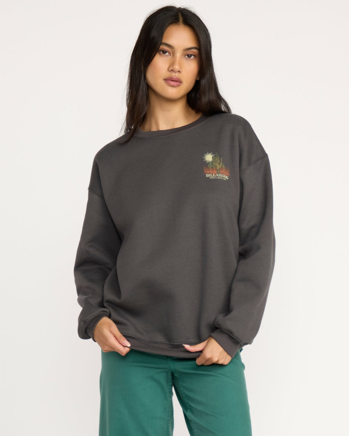Desert Break Crewneck Sweatshirt - Off Black | Billabong