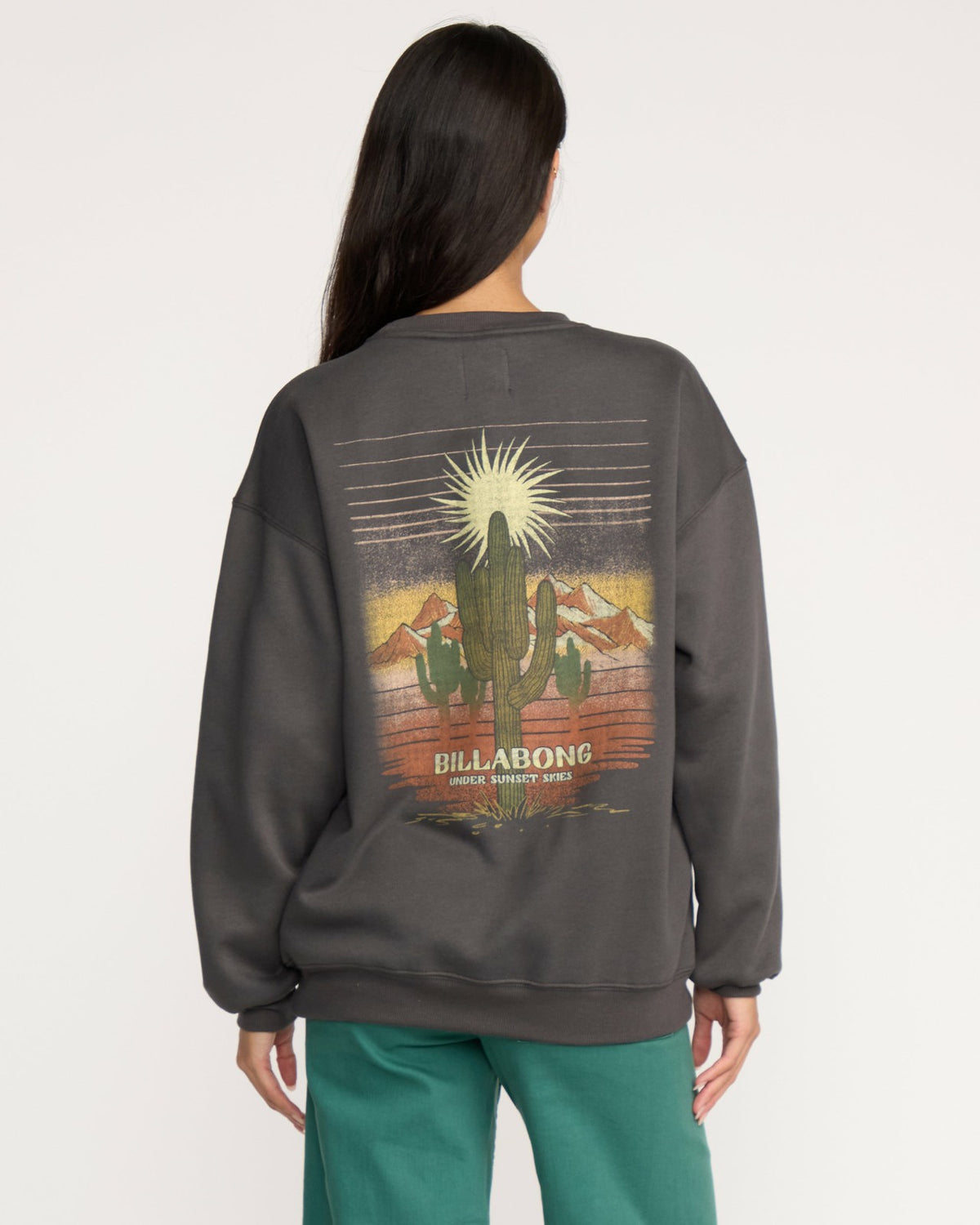 Desert Break Crewneck Sweatshirt - Off Black | Billabong