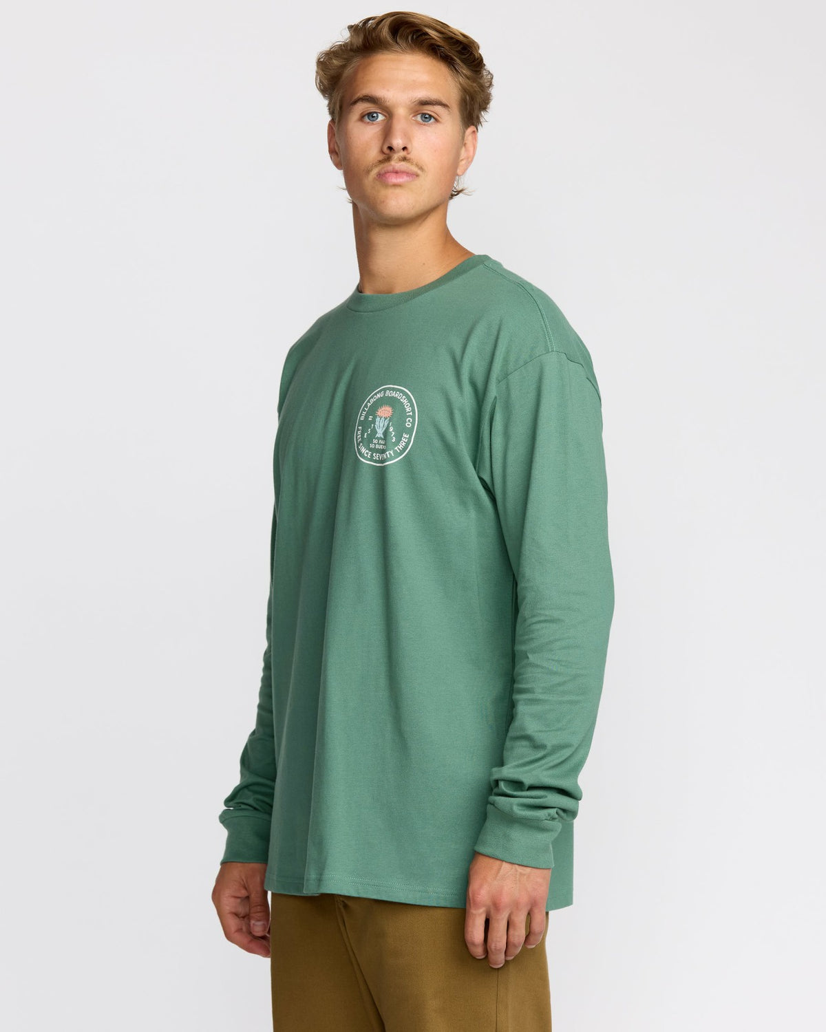 Desert Flower Regular Long Sleeve T-Shirt - Sage Green | Billabong
