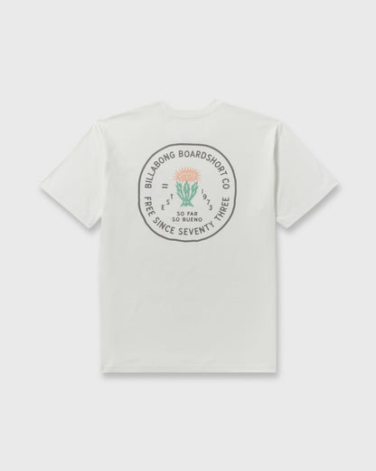 Desert Flower Regular Short Sleeve T-Shirt - Off White | Billabong