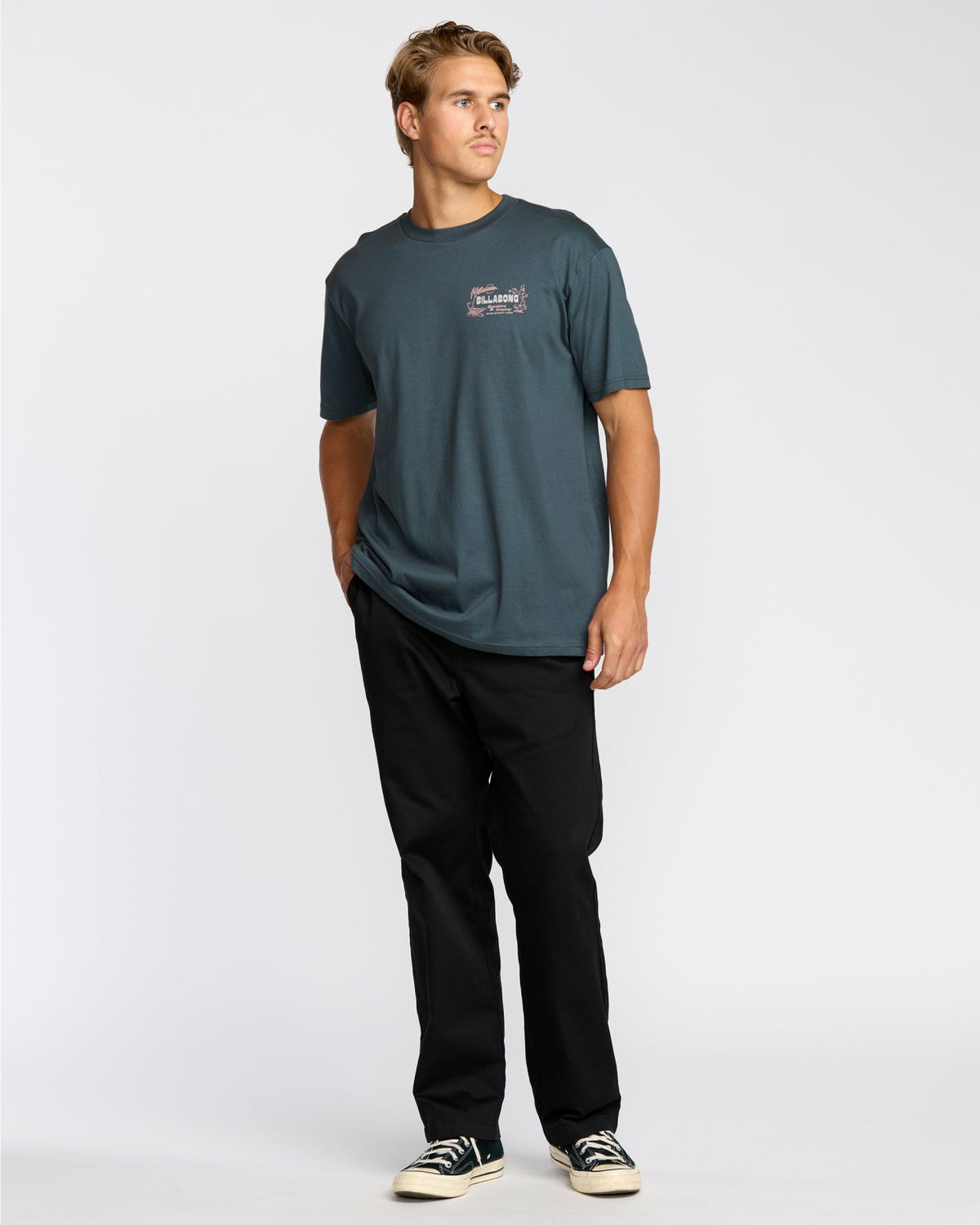 Desert Lounge Premium Short Sleeve T-Shirt - Midnight Blue | Billabong