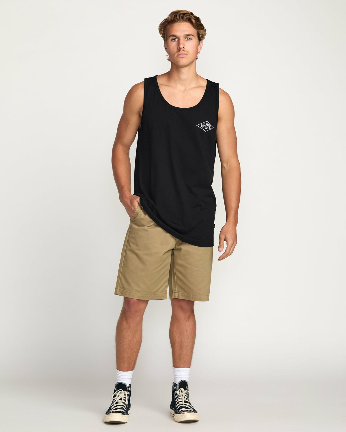Diamond Arch Premium Tank - Black | Billabong