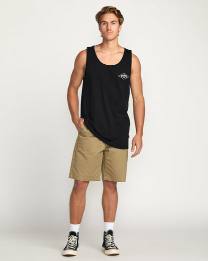 Diamond Arch Premium Tank - Black | Billabong