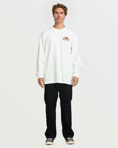 Double Spread OG Long Sleeve Tee - White | Billabong