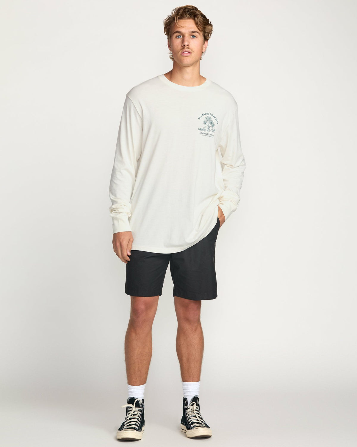 Dusty Road A/Div Long Sleeve Tee - Off White | Billabong