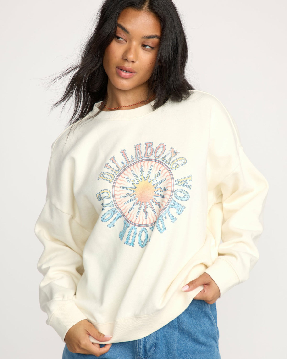 Echo Crewneck Sweatshirt - Salt Crystal | Billabong