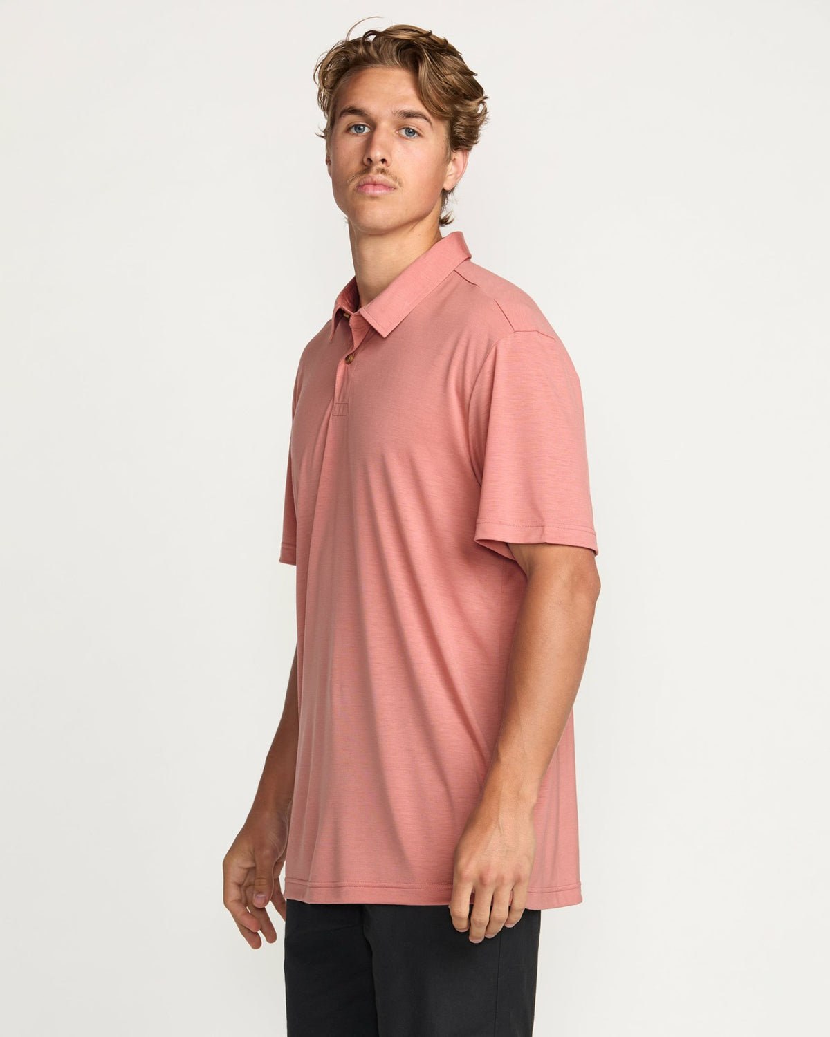 Eclipse Short Sleeve Polo Shirt - Dust Red | Billabong
