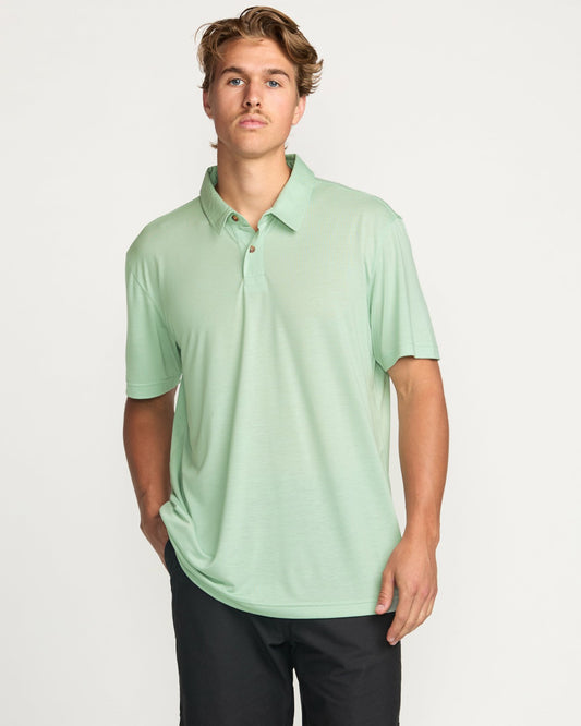 Eclipse Short Sleeve Polo Shirt - Seafoam | Billabong