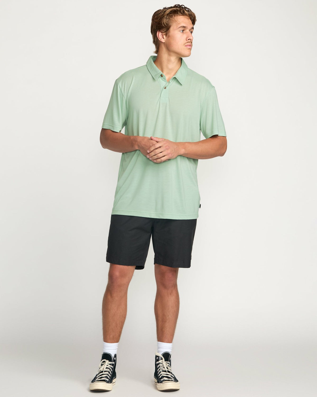 Eclipse Short Sleeve Polo Shirt - Seafoam | Billabong