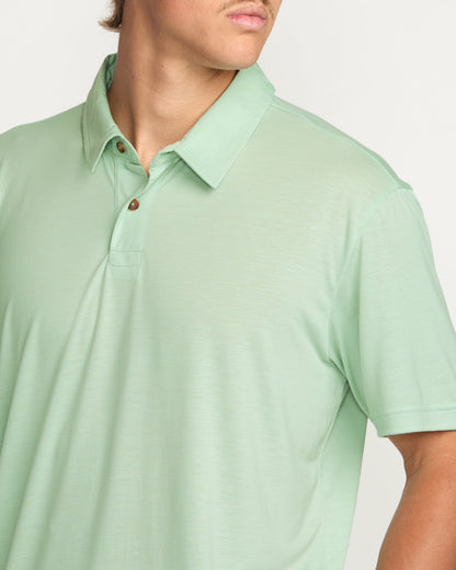 Eclipse Short Sleeve Polo Shirt - Seafoam | Billabong