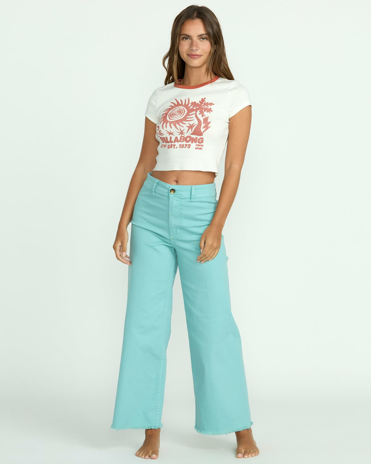 Electric Feeling Tee - Salt Crystal | Billabong