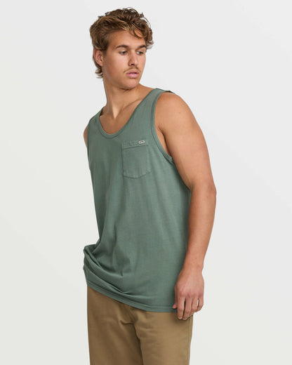 Essential Premium Wave Wash Tank - Dark Slate | Billabong