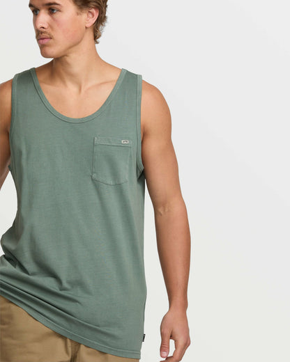 Essential Premium Wave Wash Tank - Dark Slate | Billabong