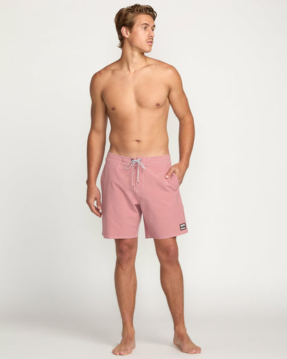 Every Other Day Lo Tide 18" Boardshorts - Dusty Rose | Billabong