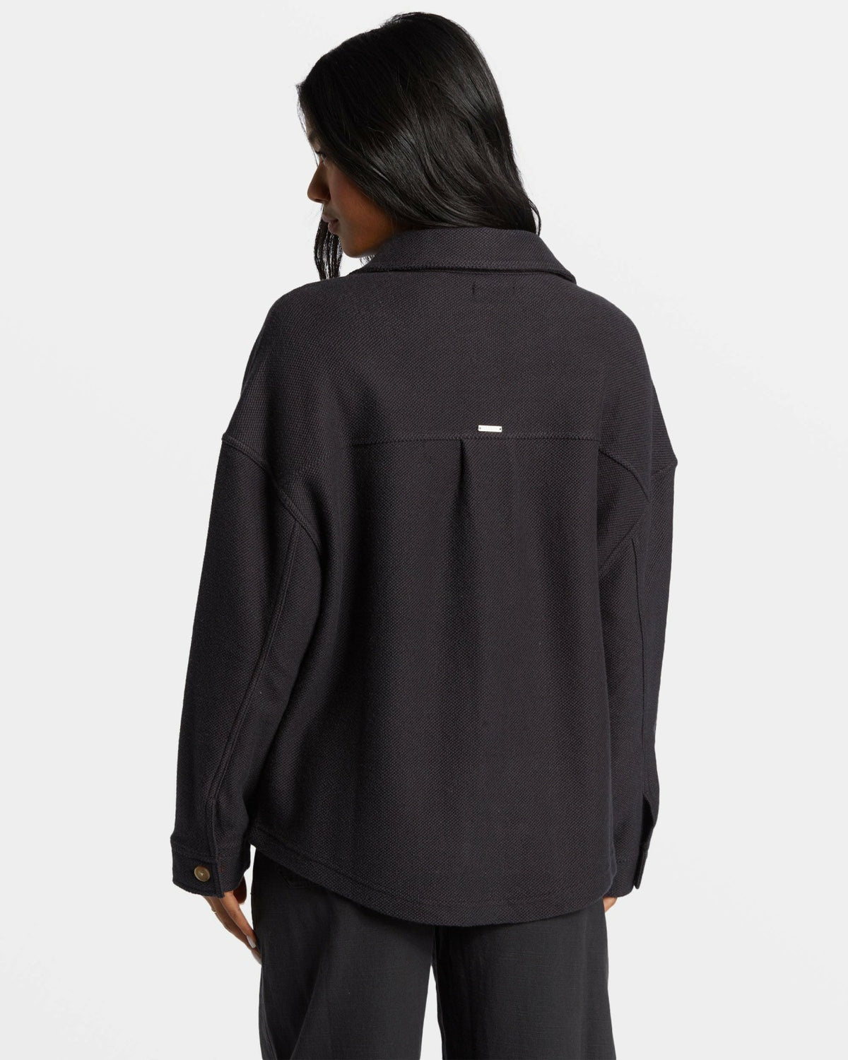 Everytime Oversized Shacket - Black Sands | Billabong