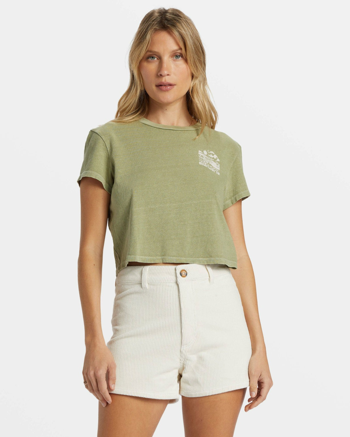 Free Fall Corduroy Shorts - White Cap | Billabong