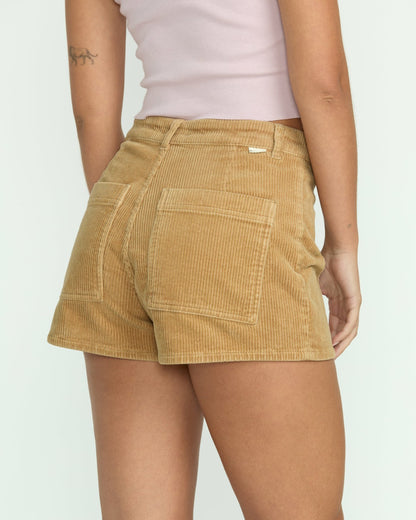 Free Fall Corduroy Shorts - Khaki | Billabong