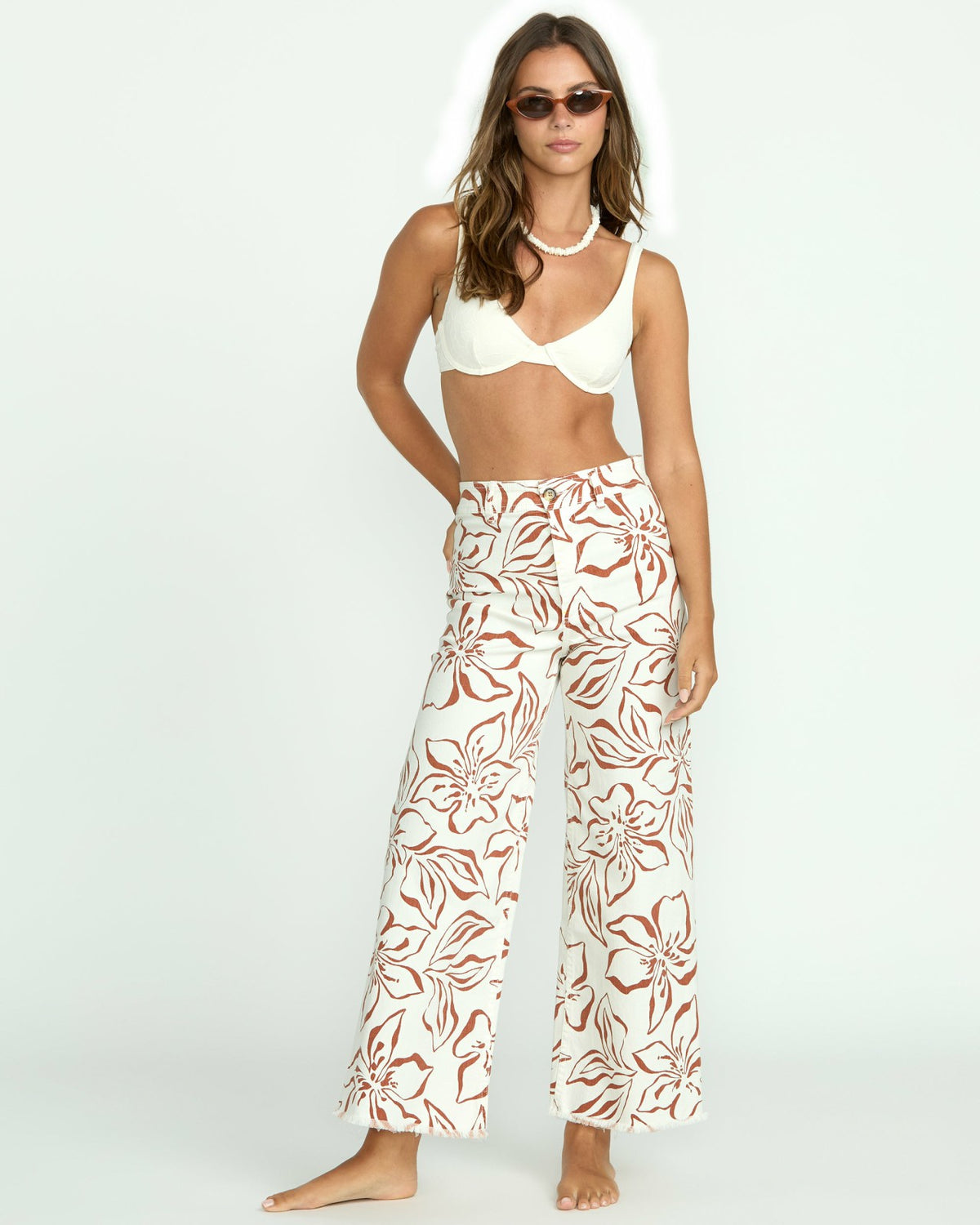 Free Fall Printed Twill Pants - Salt Crystal | Billabong