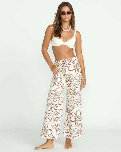 Free Fall Printed Twill Pants - Salt Crystal | Billabong