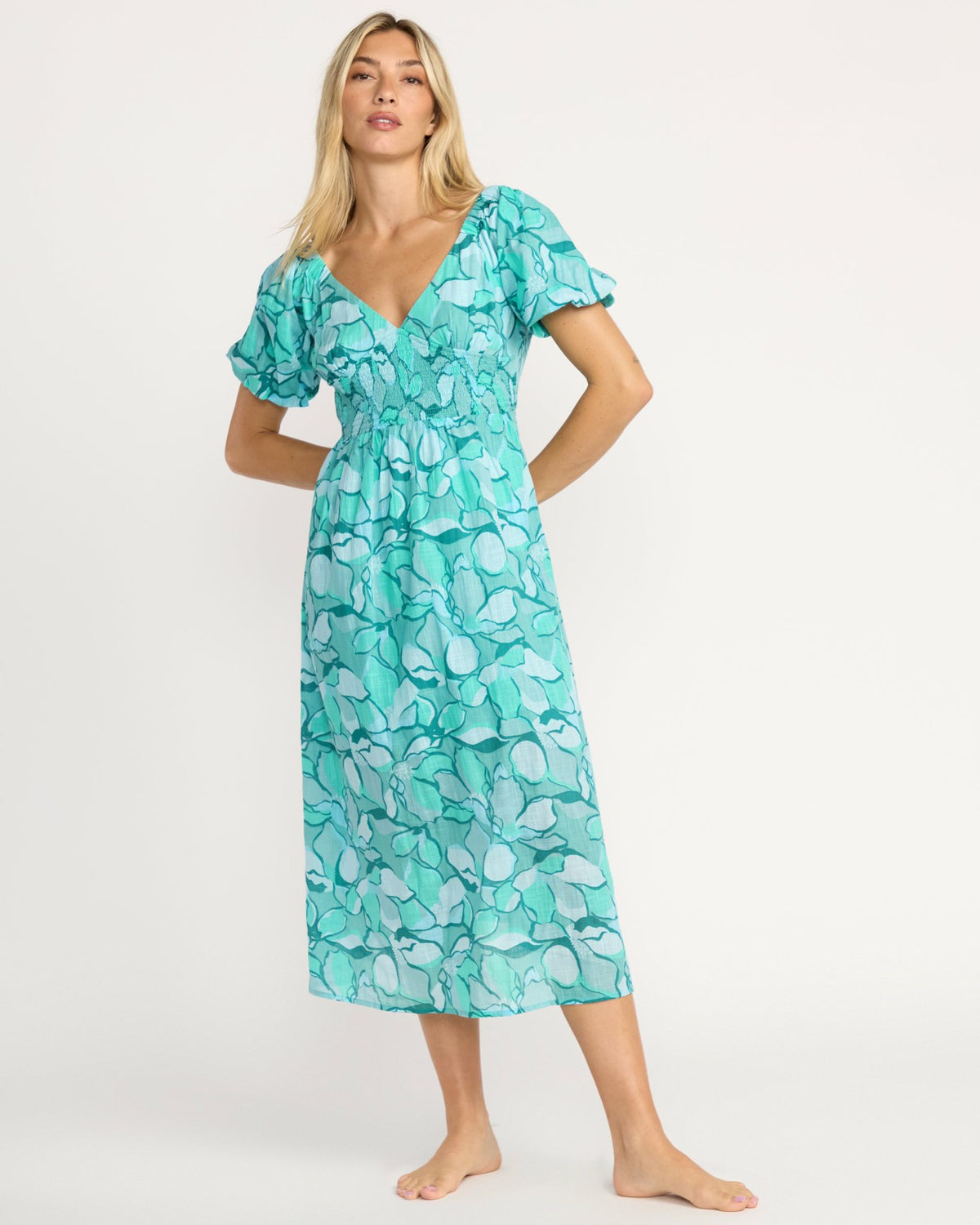 Go Coastal Midi Dress - Blue Bird | Billabong