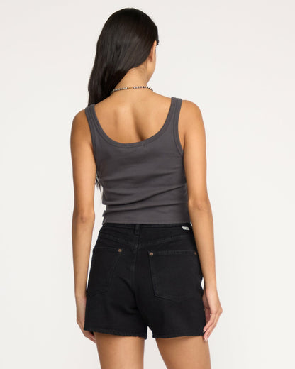 Goddess Knit Tank - Black Sands | Billabong