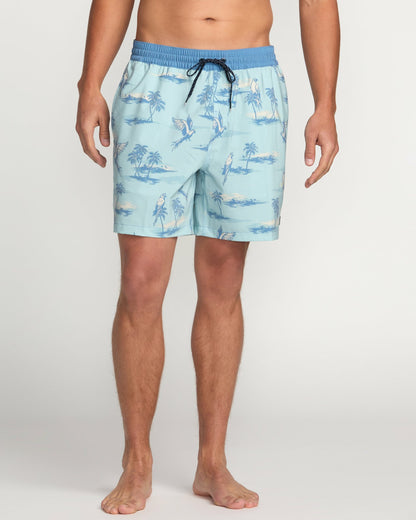 Good Times Laybacks 16" Trunks - Dusty Blue | Billabong