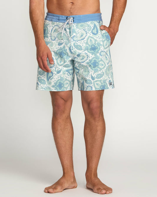 Good Times Lo Tide 18" Boardshorts - Seafoam | Billabong