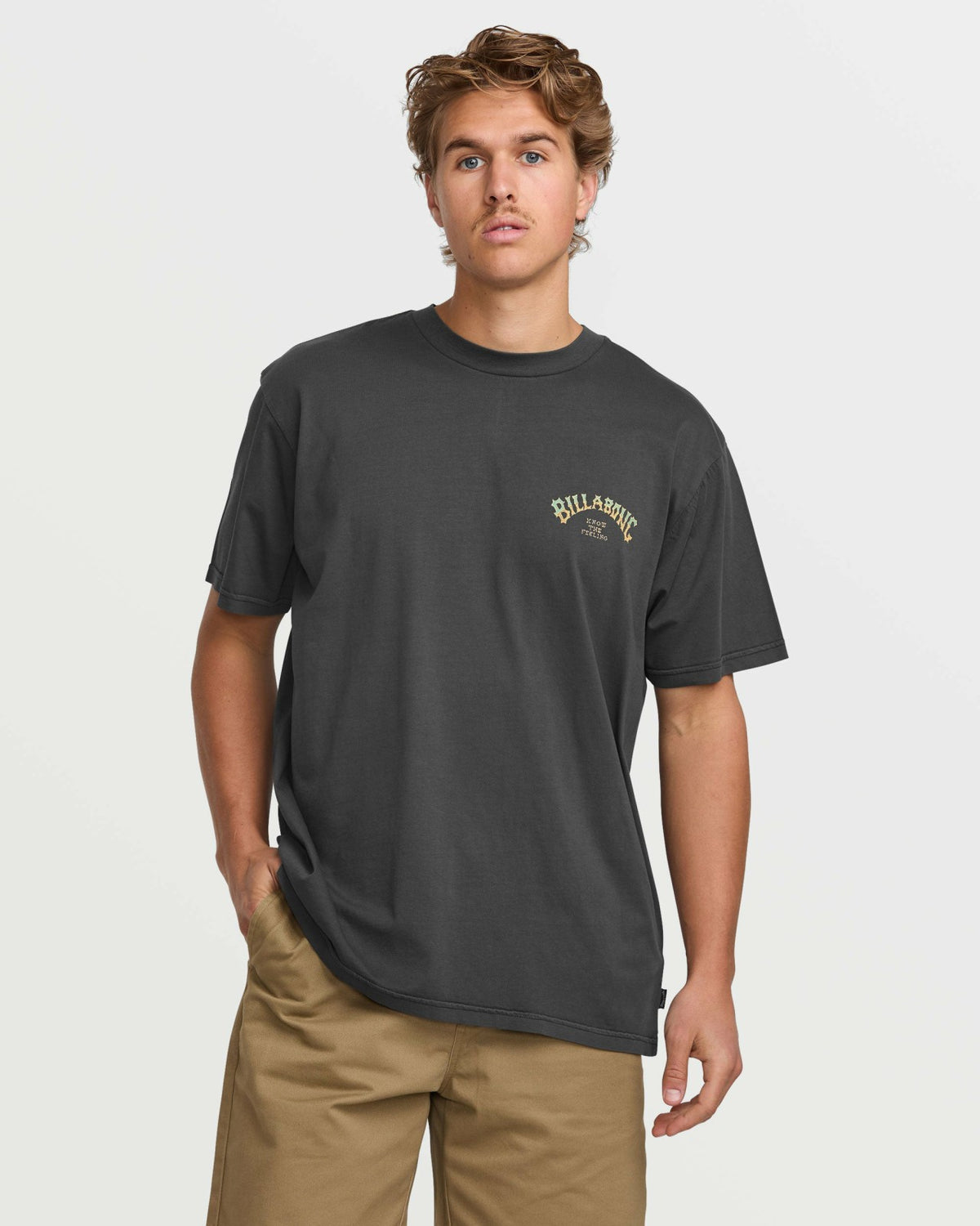 Hack Premium Wave Wash Tee - Washed Black | Billabong