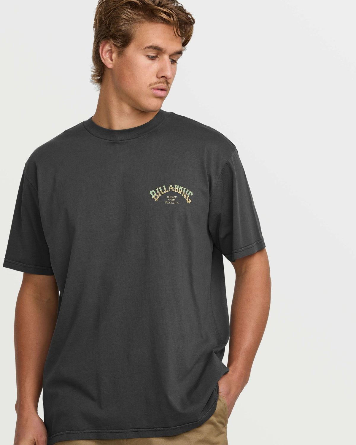 Hack Premium Wave Wash Tee - Washed Black | Billabong