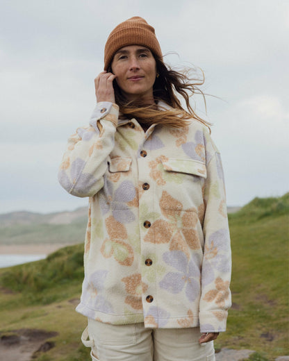 Happy Camper Shacket Button Sweater - Summer Rain | Billabong