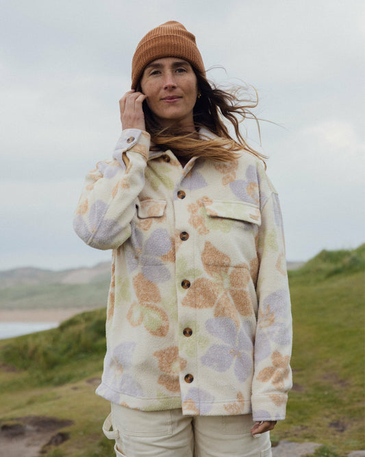 Happy Camper Shacket Button Sweater - Summer Rain | Billabong
