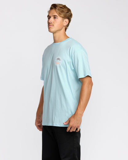 Hollow Premium Short Sleeve T-Shirt - Coastal Blue | Billabong