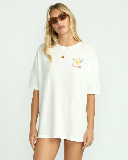 Hot Haze Tee - Salt Crystal | Billabong