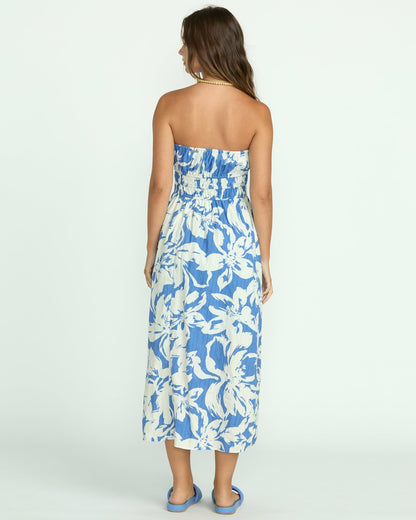 In The Sky Midi Dress - True Blue | Billabong