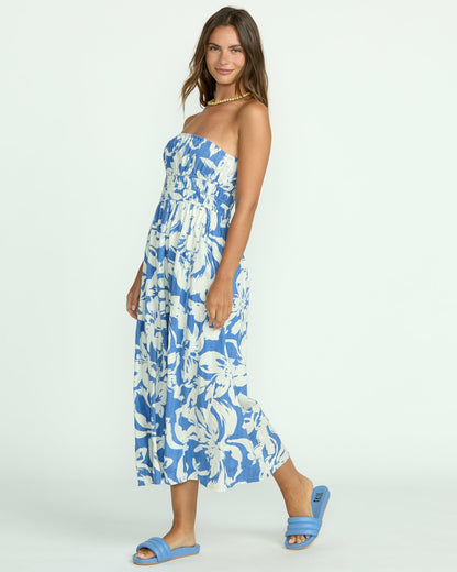 In The Sky Midi Dress - True Blue | Billabong