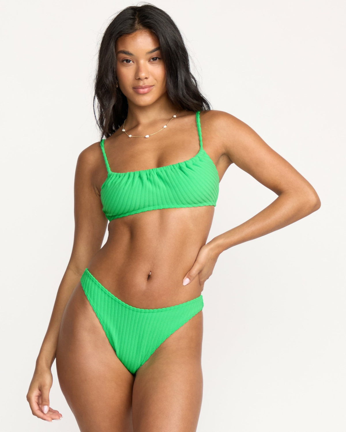Josie In The Loop Mila Bralette Bikini Top - Jungle Green | Billabong