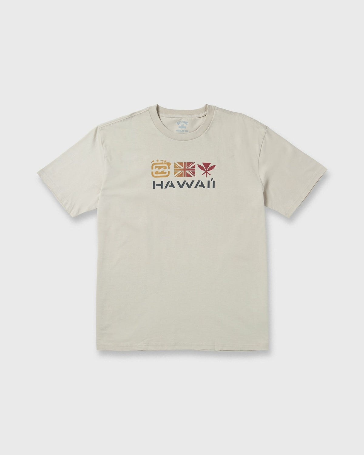 Kahili Hawaii Regular Tee - Bleached Sand | Billabong