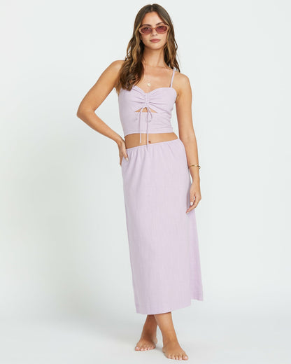 Keep It Simple Skirt - Amethyst Smoke | Billabong