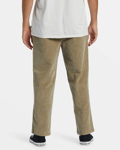 Larry Elastic Waist Corduroy Pants - Dune | Billabong