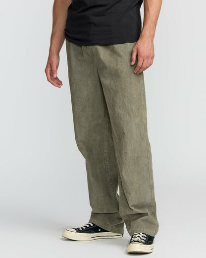 Larry Elastic Waist Corduroy Pants - Green Ash | Billabong