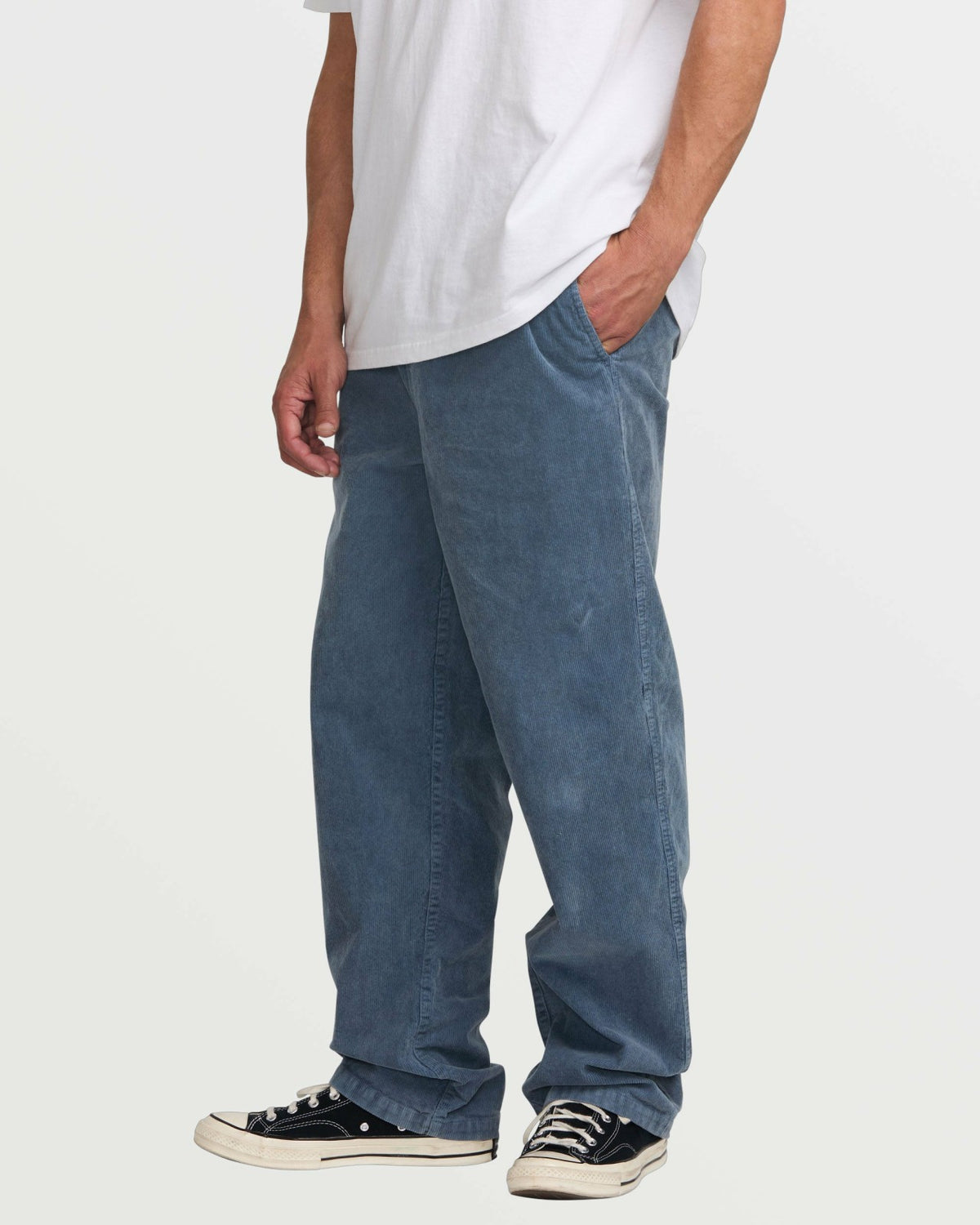 Larry Elastic Waist Corduroy Pants - Slate Blue | Billabong
