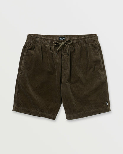 Larry Laybacks 19" Cord Shorts - Brown | Billabong