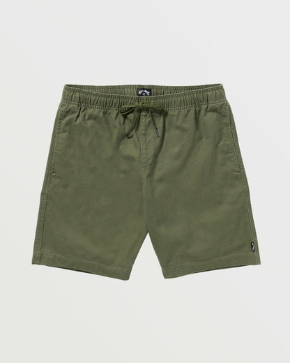 Larry Laybacks 19" Twill Shorts - Olive | Billabong