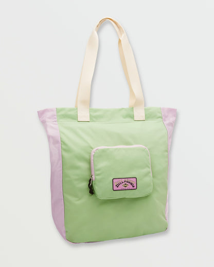 Lightweight Packable Tote Bag - Pistachio | Billabong