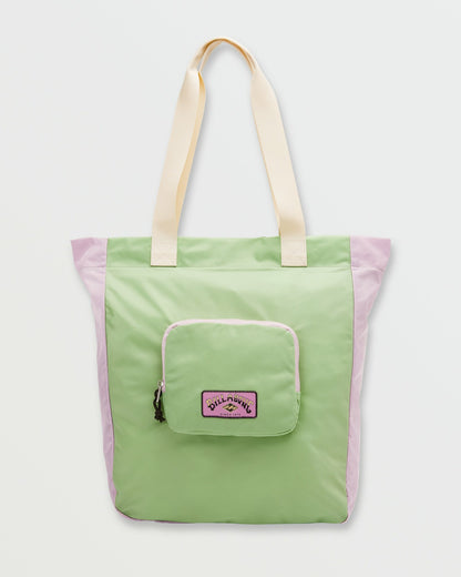 Lightweight Packable Tote Bag - Pistachio | Billabong
