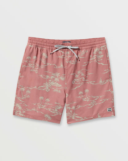 Lineup Laybacks 16" Trunks - Dusty Rose | Billabong