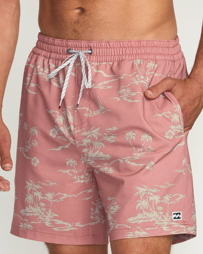 Lineup Laybacks 16" Trunks - Dusty Rose | Billabong